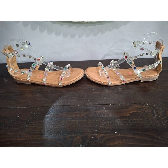 EUC Steve Madden Jelly Gladiator Travel Sandal/Sz. 8 - Picture 6 of 14